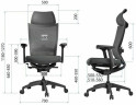 Кресло компьютерное SCHAIRS ZEN2-М01W, Цвет: серебряный