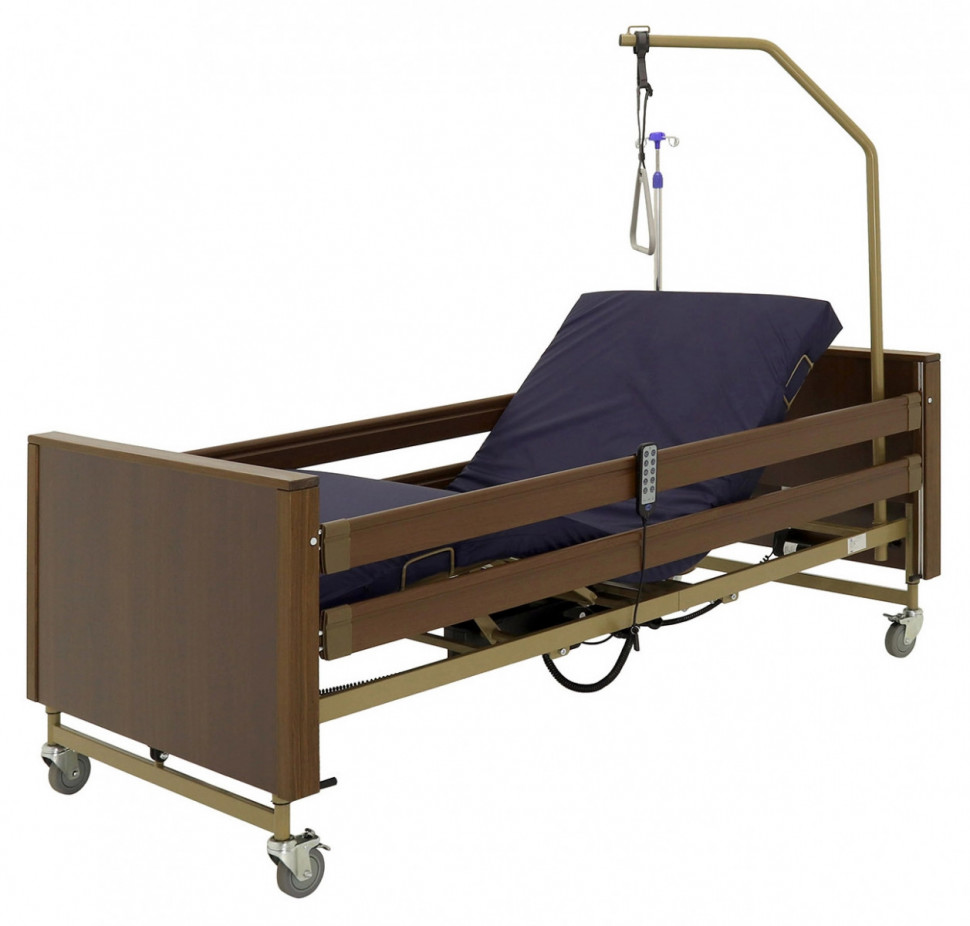 Кровать электрическая MED-MOS YG-1 (ЛДСП кор., 2В, 4 секции, матрас,Т/АТ, МЛ)